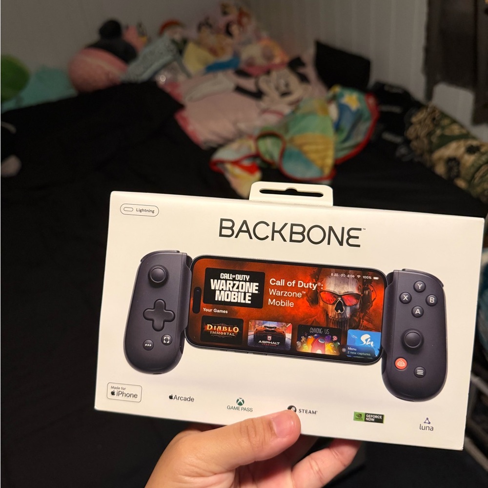 Backbone Black Handheld Gaming Console for iPhone